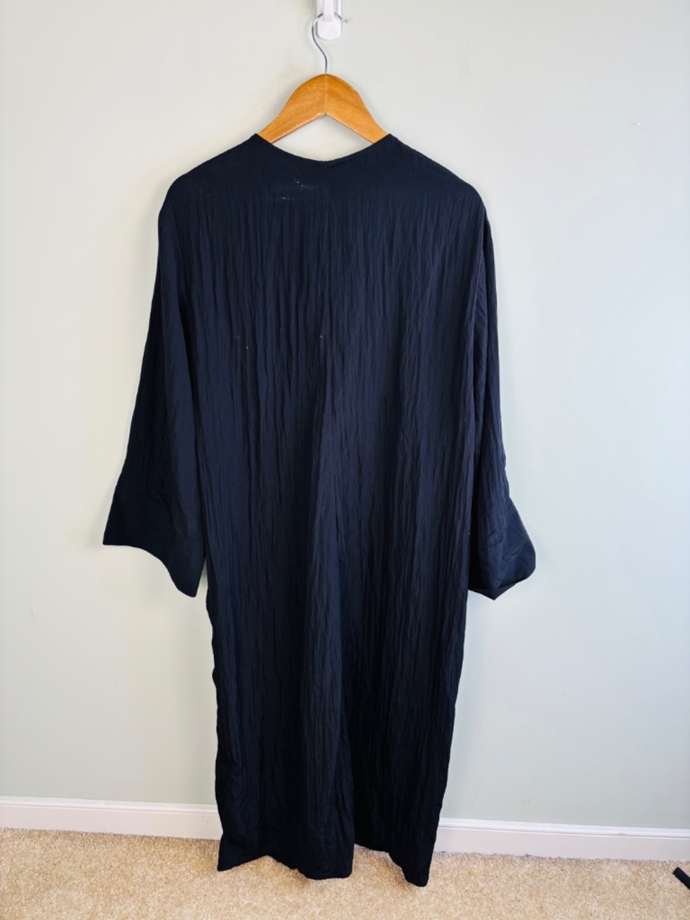 H&M Black Knot Detail Maxi Dress NWT Size XL - Picture 4 of 4